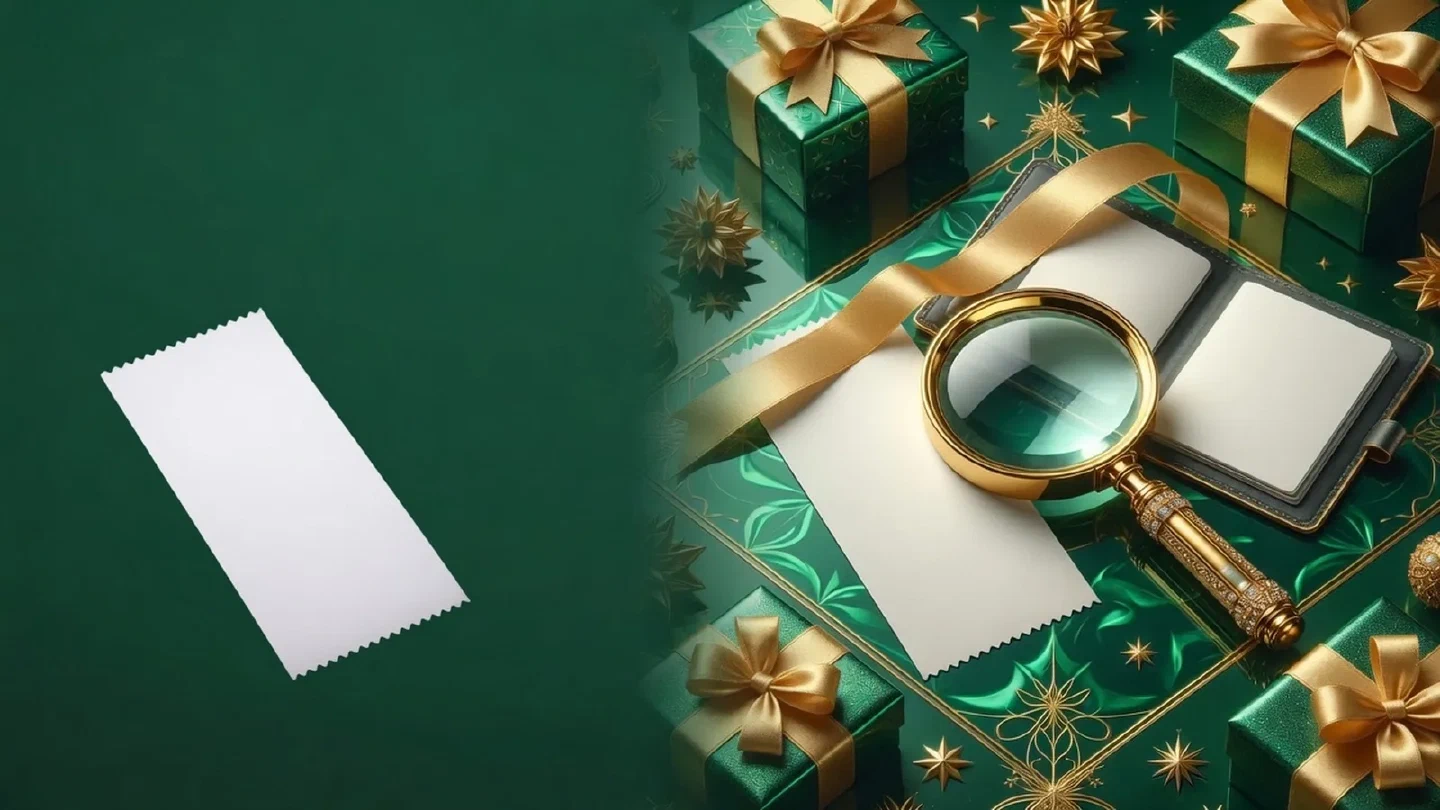 Calm green-and-gold illustration of deposit not received related objects.